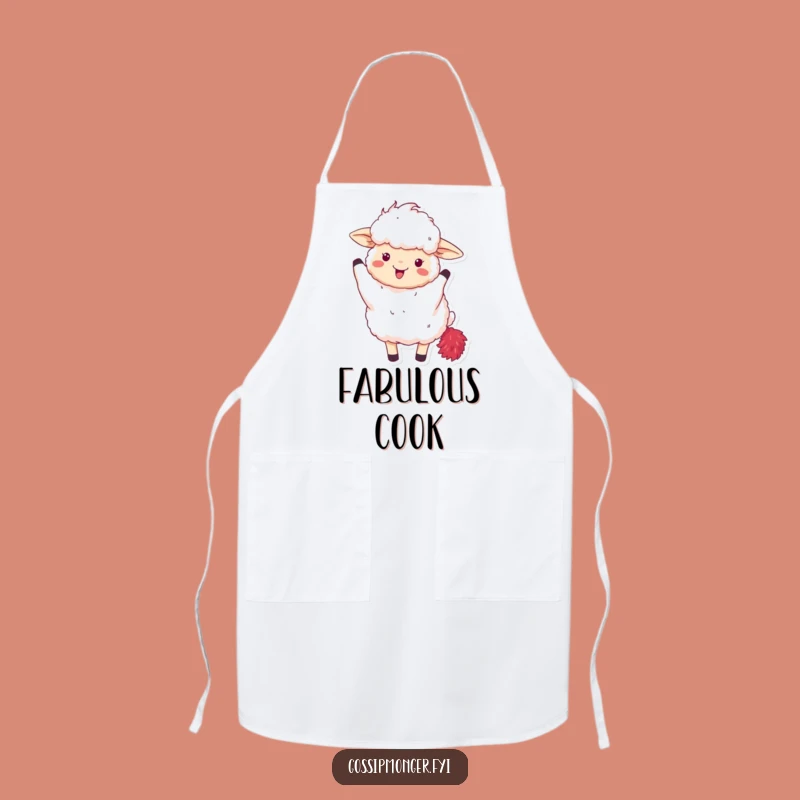 Funny Fluffy Sheep Apron - Kitchen Glam for the Fabulous Funny Gift