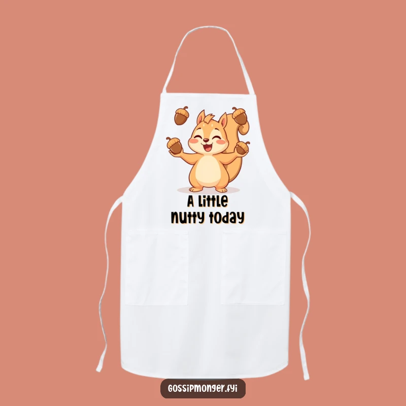 Funny Squirrel Apron: Cook Up Fun While Juggling Acorns in the Kitchen