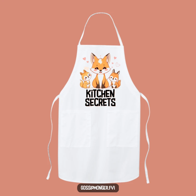 Funny Fox Woodland Whispers Apron: Cook Up Cozy Stories