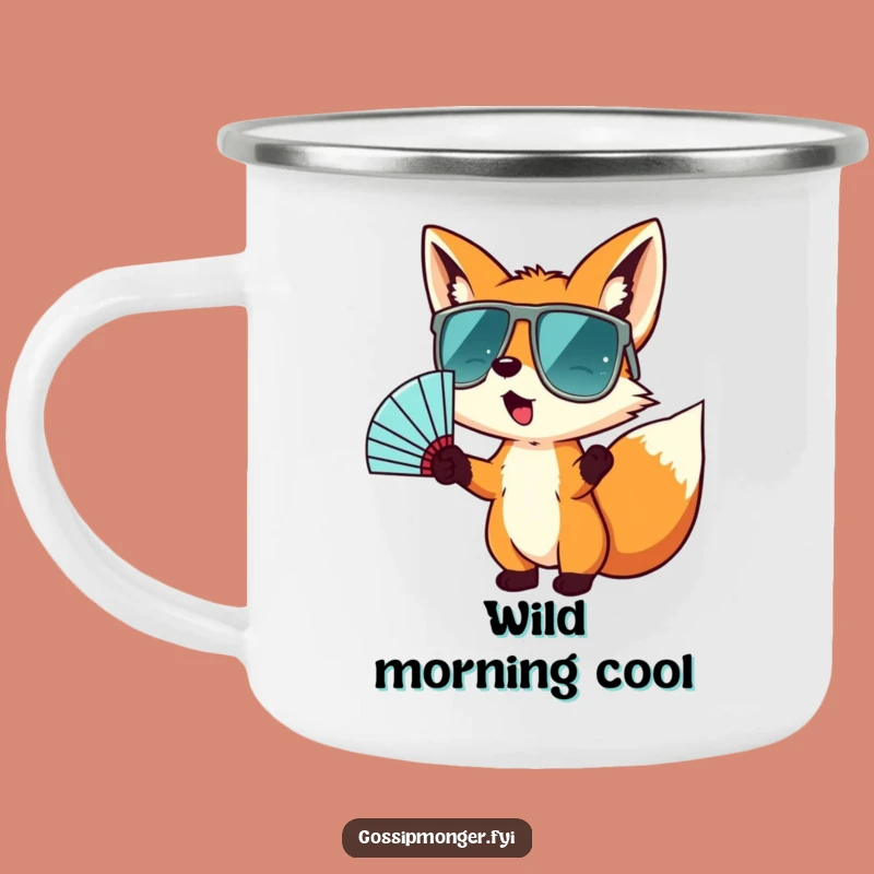 Funny Fox Sunglasses Fan Camping Mug: Cool Wild Drinkware