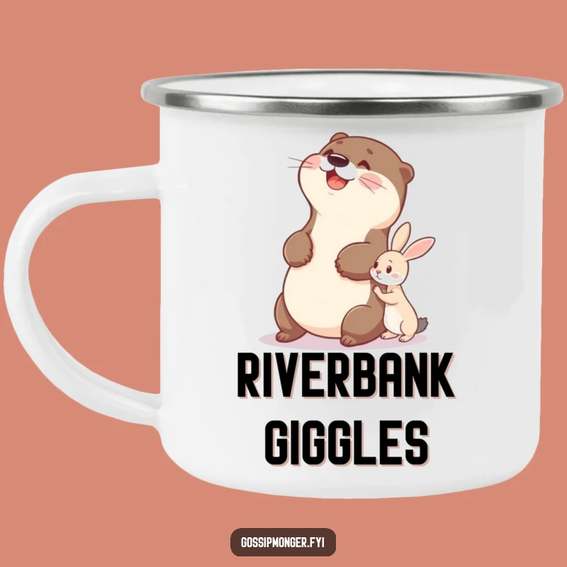Funny Otter Camping Mug, Amused Traveler Mug, Hilarious Outdoor Gift!