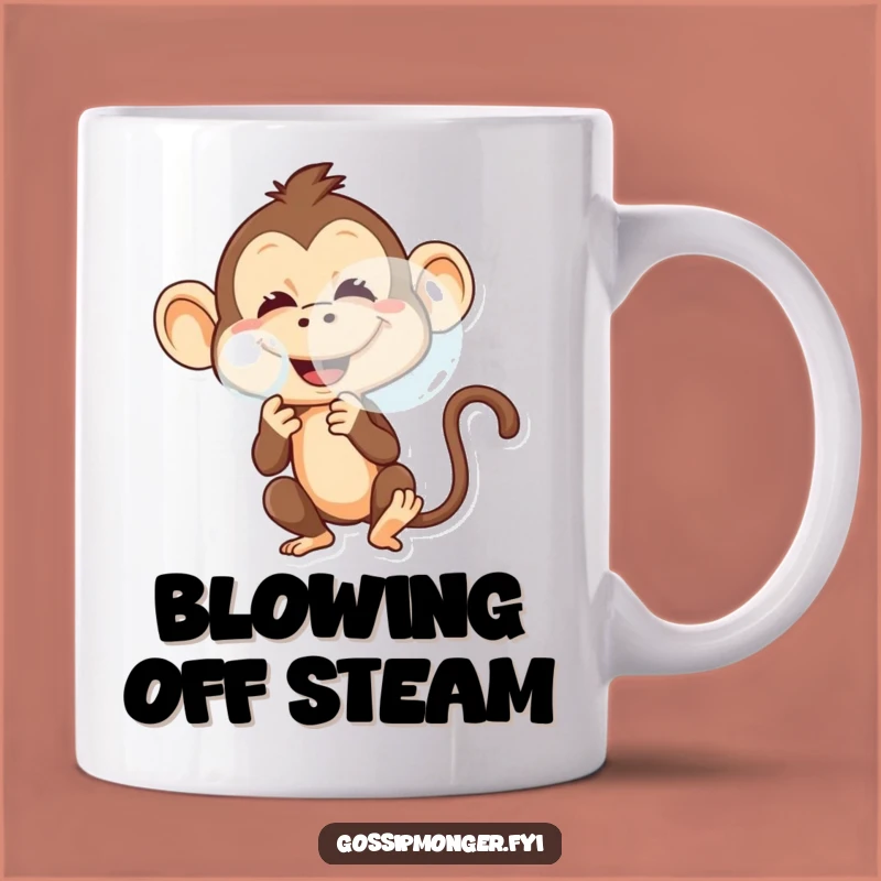 Funny Monkey Bubble Mug: Mischievous Prankster For A Hilarious Gift