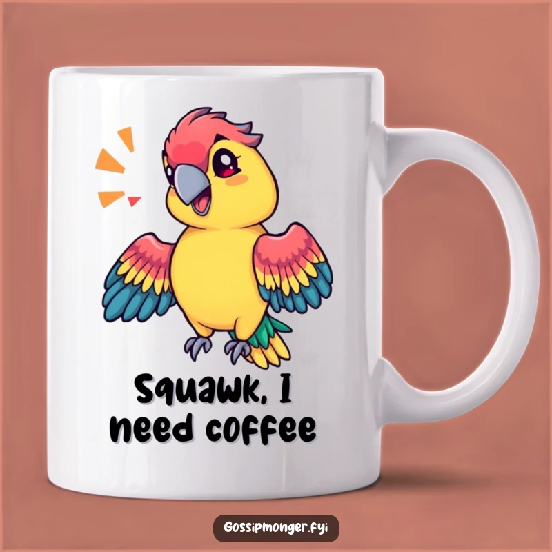 Funny Sassy Parrot Sound Mug: A Hilarious Mimic Gift For Feathered Fun Lovers