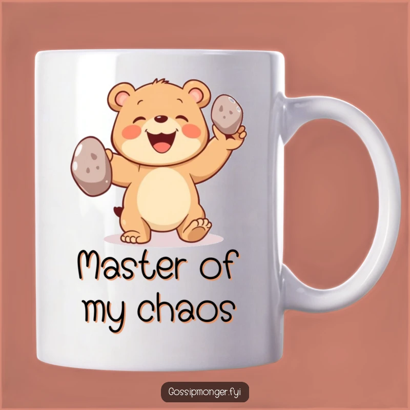 Funny Bear Mug, Juggling Cub, Hilarious Woodland Gift!