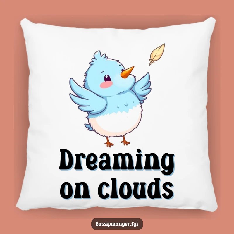 Funny Bird Feather Pillow: Cute Comfort for a Cheerful Abode