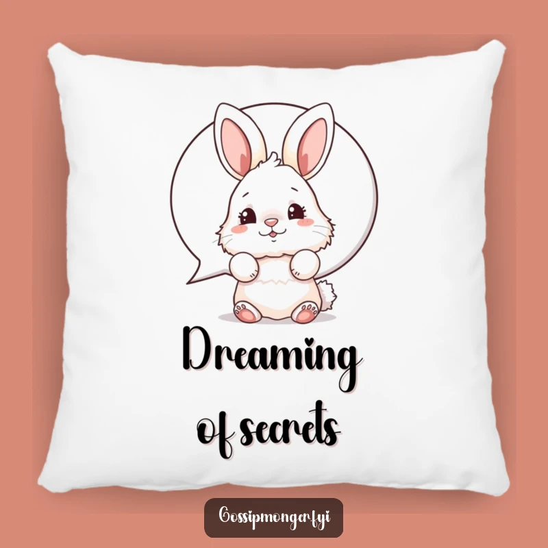 Funny Bunny Pillow, Cozy Peek-a-Boo Cushion, Hilarious Gift!