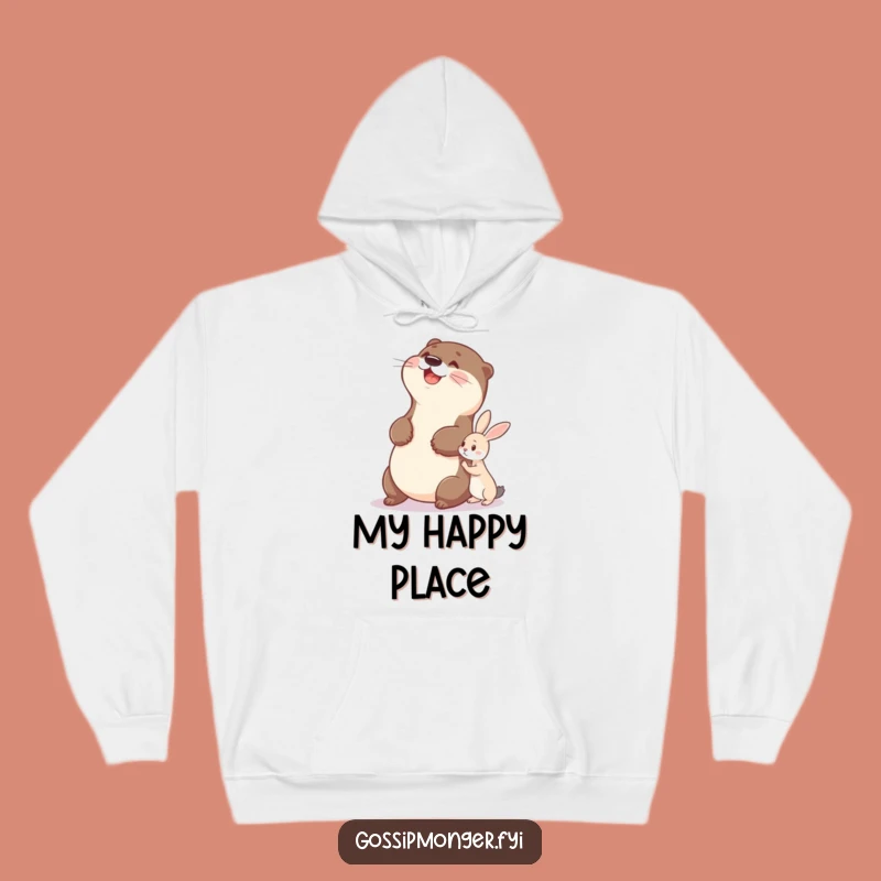 Funny Otter Hoodie, Cozy Belly Slapper, Warm & Hilarious Gift!
