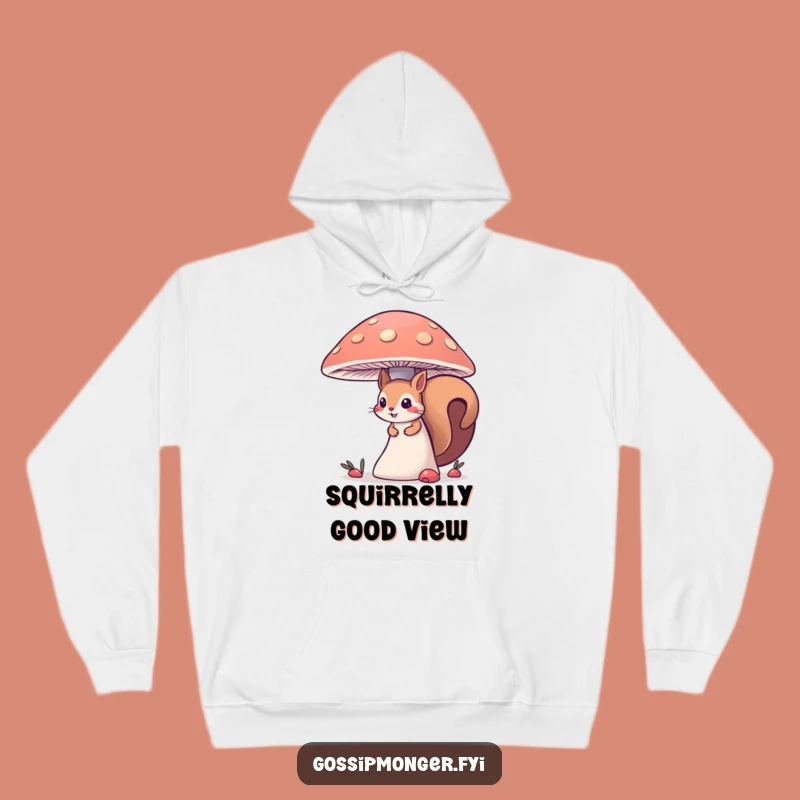 Cozy Funny Curious Squirrel Hoodie - Adventure Ready Apparel