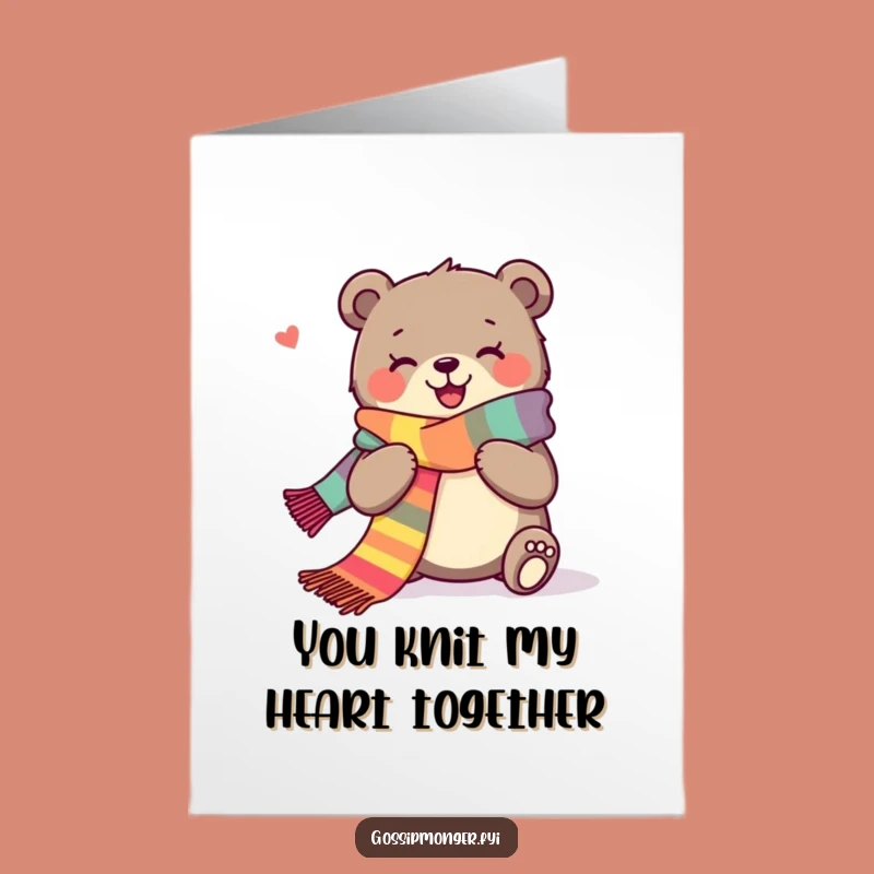 Free Printable Thank You Card: Bear's Cozy Thanks, Downloadable Funny Gift