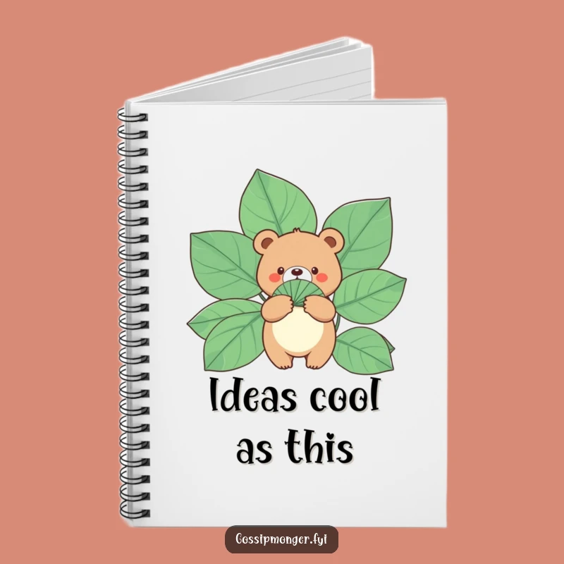 Funny Bear Chill Out Notebook - Relaxed Beary Journal Gift