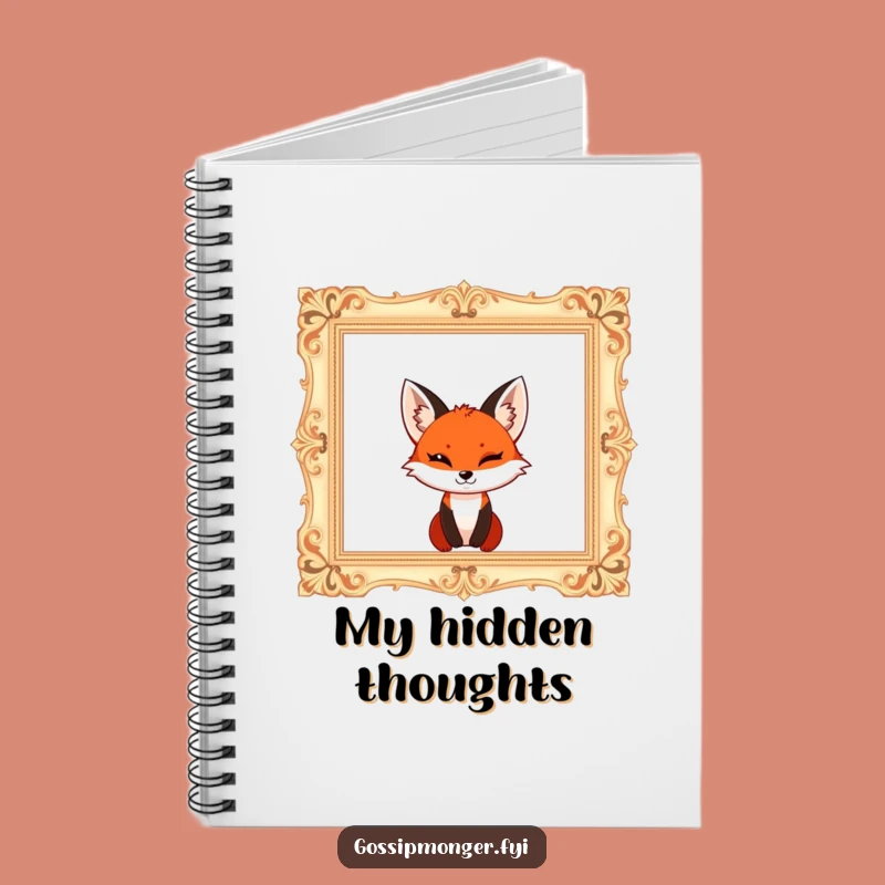 Funny Fox Frame Notebook: Jot Down Ideas With Playful Style