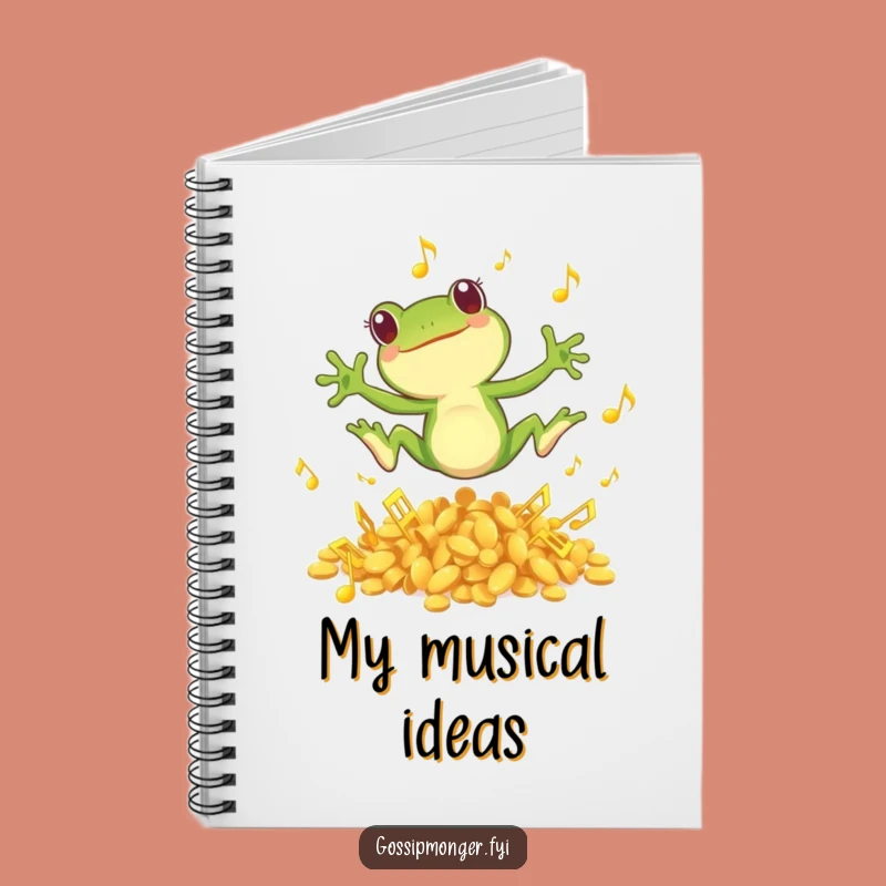 Funny Frog Notebook: Musical Musings, Your Hilarious Gift for Note-Takers
