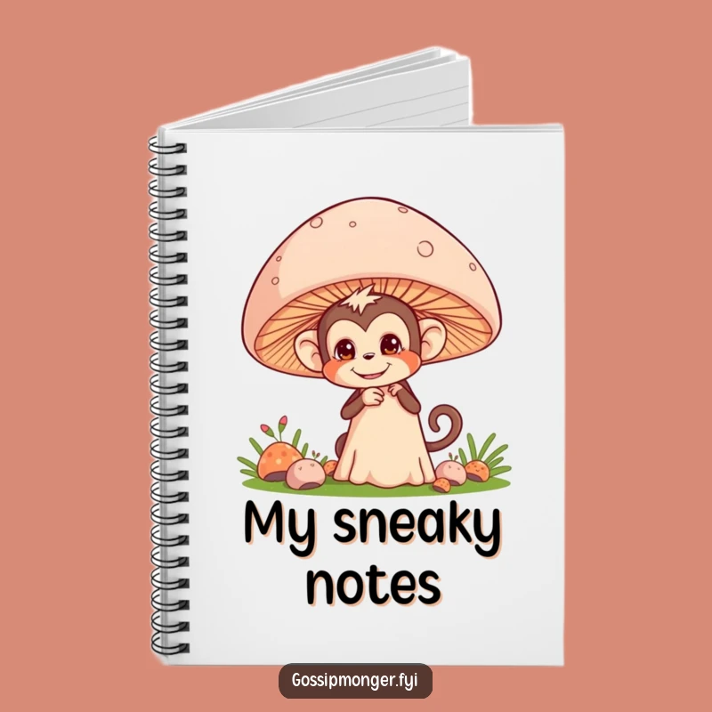 Funny Monkey Notebook: Mischievous Spy Notebook, a Hilarious Gift for Investigators