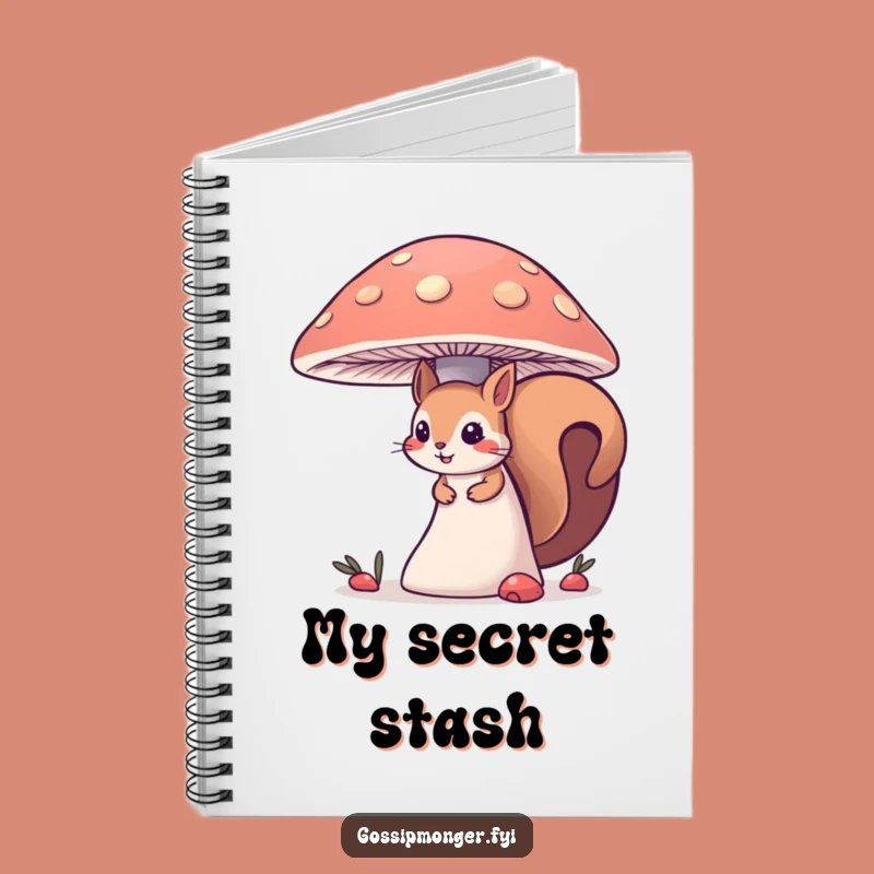 Funny Curious Squirrel Notebook - Jot Down Forest Finds!