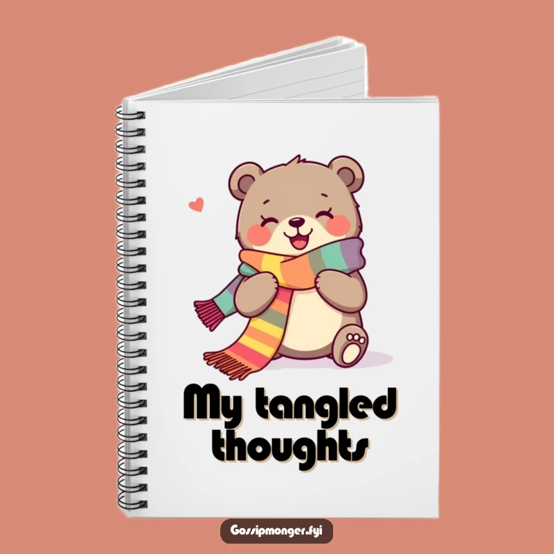 Funny Bear Notebook: Joyful Knitter For Jotting Crafty Ideas