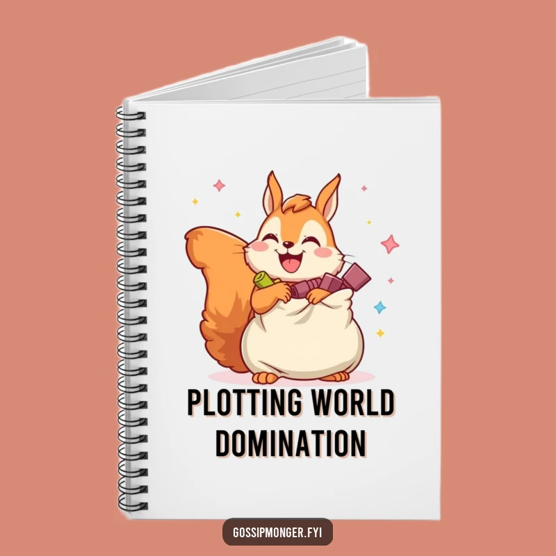 Funny Squirrel Notebook: Jot Down Imaginary Secrets with Joyful Flair