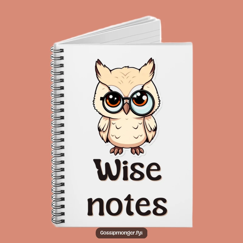 Funny Sly Owl Notebook - Jot Down Wise Ideas with this Clever Funny Gift