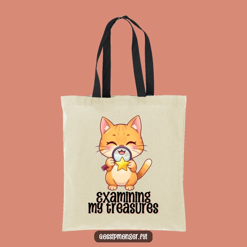 Funny Cat Tote Bag: Starry Mysteries Design, Your Perfect Hilarious Gift